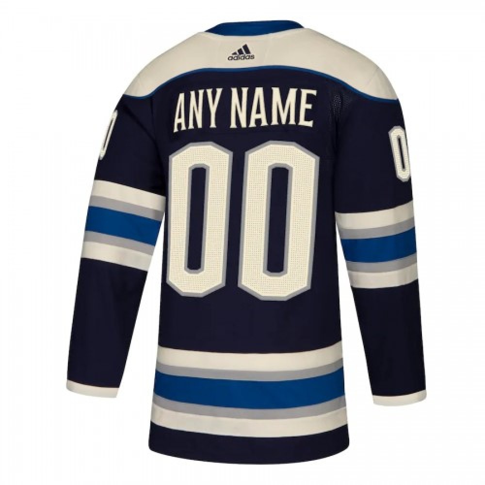 Men's Columbus Blue Jackets adidas Navy Authentic Alternate Custom Jersey-Pro Kit Vault | Brand New 26/27 Sports Jerseys
